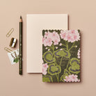 WANDERLUST PAPER CO Greeting Card Geranium Blooming Lovely Day