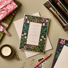 WANDERLUST PAPER CO Greeting Card Meadow Border Happiest Of Birthdays