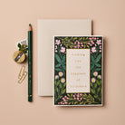 WANDERLUST PAPER CO Greeting Card Meadow Border Happiest Of Birthdays
