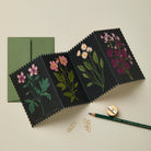 WANDERLUST PAPER CO Concertina Card Botanical