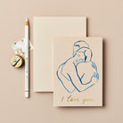 WANDERLUST PAPER CO Greeting Card Figures I Love You