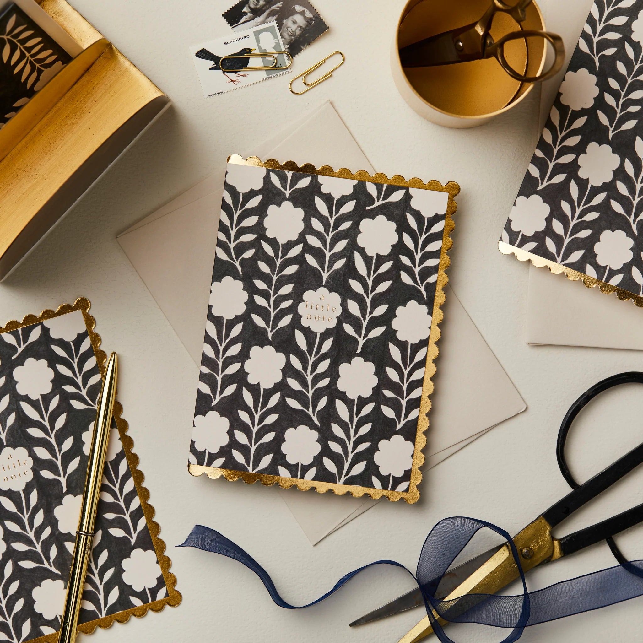 WANDERLUST PAPER CO Greeting Card Ink Flora A Little Note