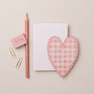 WANDERLUST PAPER CO Pink Heart Mini Card