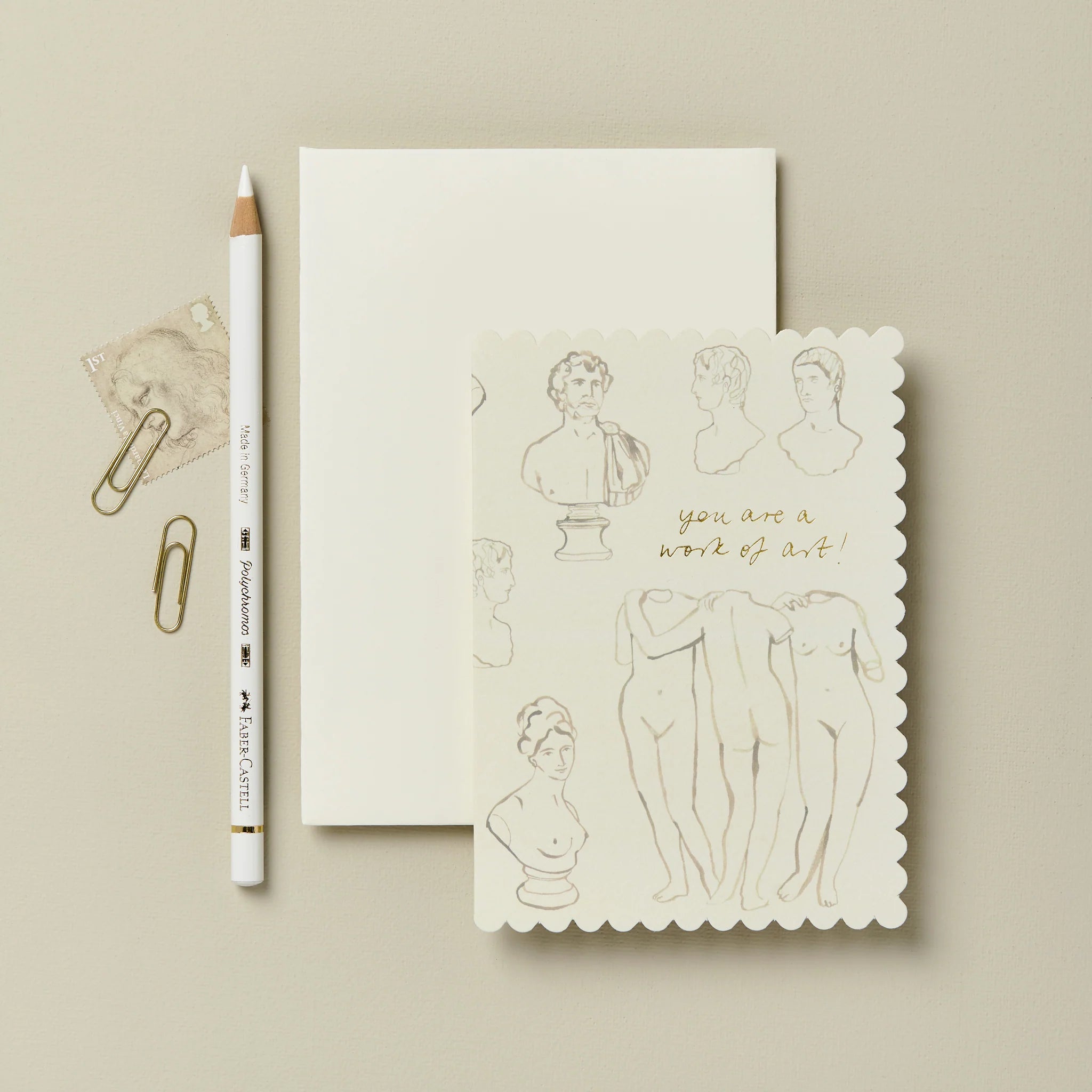 WANDERLUST PAPER CO Greeting Card You Are A Work Of Art
