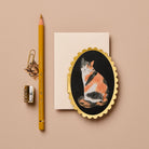 WANDERLUST PAPER CO Mini Card Calico Cat