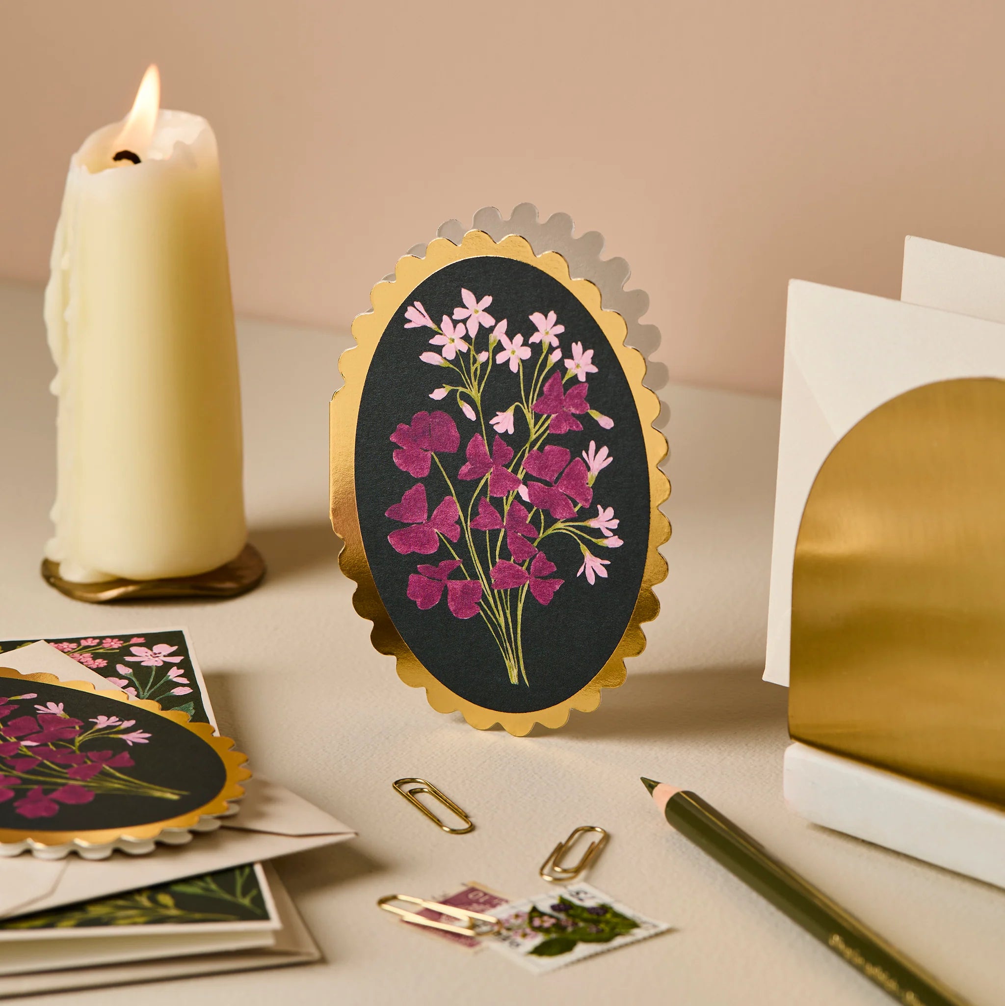 WANDERLUST PAPER CO Mini Card Oxalis