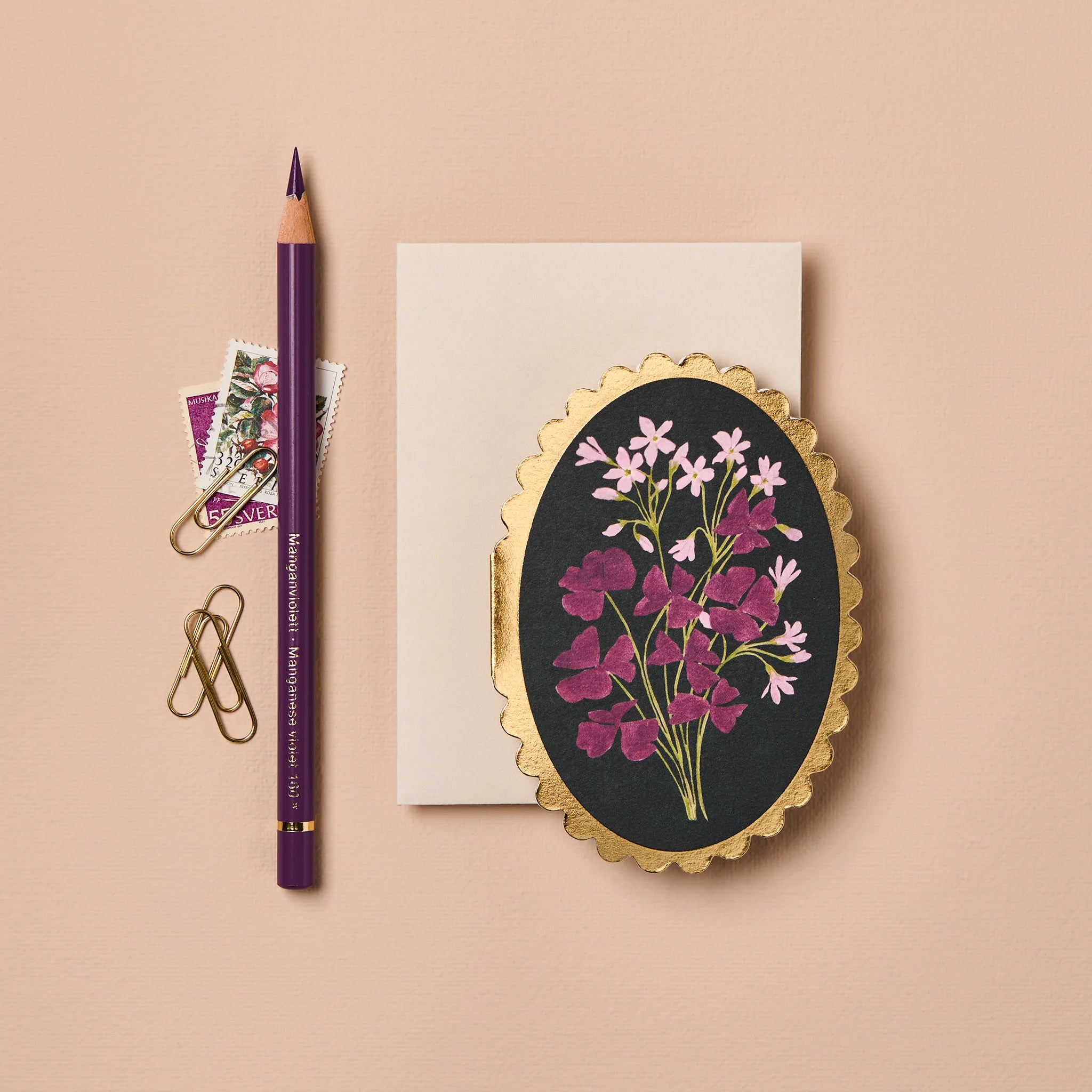 WANDERLUST PAPER CO Mini Card Oxalis