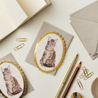 WANDERLUST PAPER CO Mini Card Tabby Cat