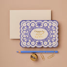 WANDERLUST PAPER CO Greeting Card Lace Happily Ever After