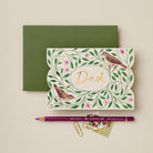 WANDERLUST PAPER CO Greeting Card Spring Birds Dad