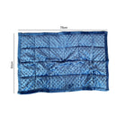 NOZIG Minky Dot Sensory Weighted Lap Pad 2kg Lime Green/Blue