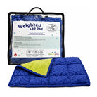 NOZIG Minky Dot Sensory Weighted Lap Pad 2kg Lime Green/Blue