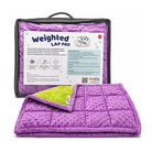 NOZIG Minky Dot Sensory Weighted Lap Pad 2kg Lime Green/Lilac