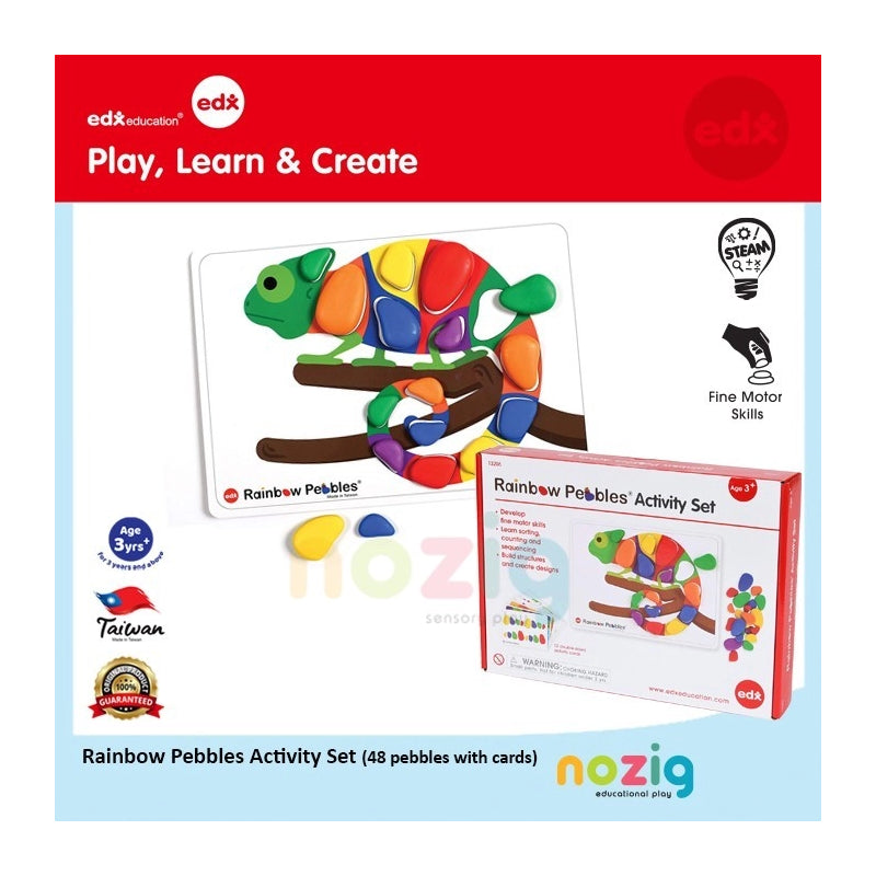 NOZIG EDX Education Rainbow Pebbles