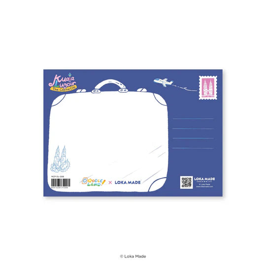 LOKAMADE Doodle Land Postcard City Walk in Kuala Lumpur
