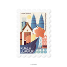 LOKAMADE Collection Malaysia Shaped Postcard MDP84: Kuala Lumpur 2