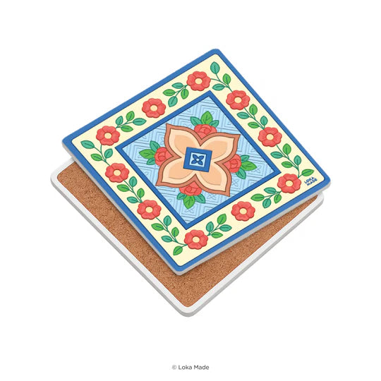 LOKAMADE Tales of Tiles Mosaic Coaster Morning Bloom