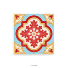 LOKAMADE Tales of Tiles Mosaic Coaster Crimson Bloom