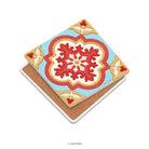 LOKAMADE Tales of Tiles Mosaic Coaster Crimson Bloom
