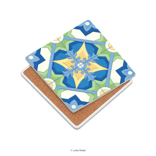 LOKAMADE Tales of Tiles Mosaic Coaster Baba Voyager