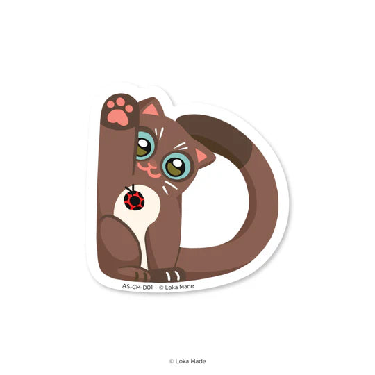 LOKAMADE Comeow Waterproof Sticker D