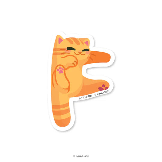 LOKAMADE Comeow Waterproof Sticker F