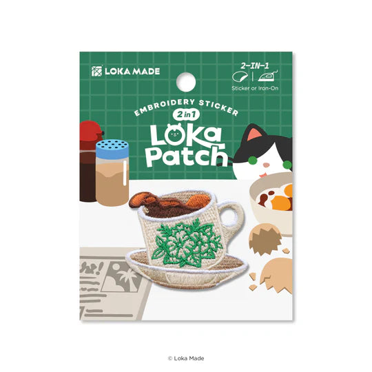 LOKAMADE Loka Patch Embroidery Sticker Kopi