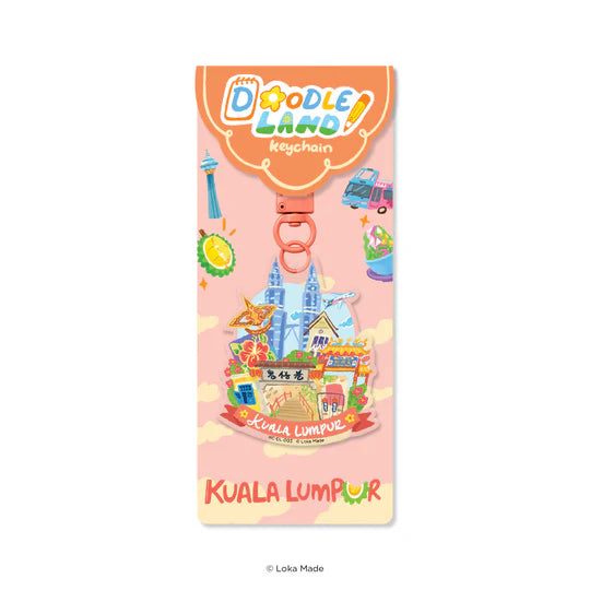 LOKAMADE Doodle Land Keychain Adventure Awaits in KL