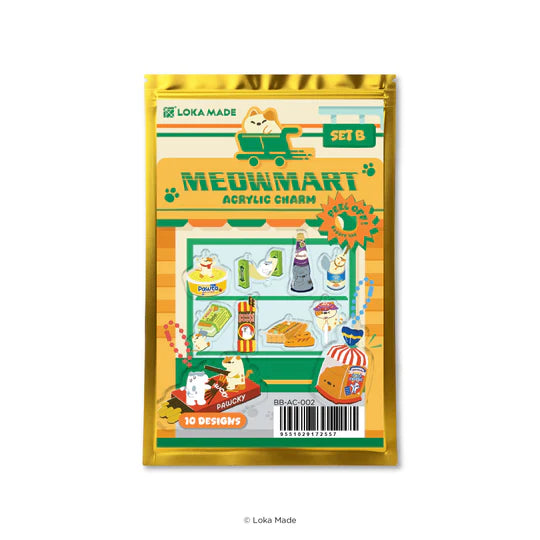 LOKAMADE Meowmart Acrylic Charm Set B Blind Bag