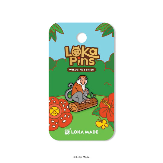LOKAMADE Loka Pin Proboscis Monkey