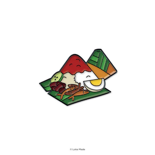 LOKAMADE Loka Pin Nasi Lemak