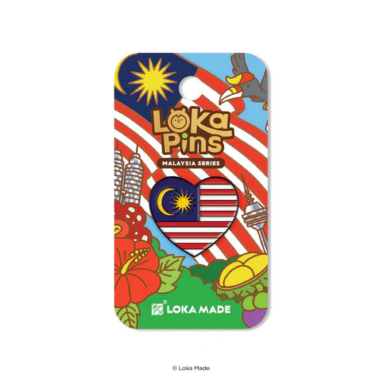 LOKAMADE Loka Pin Malaysia Flag