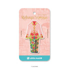 LOKAMADE Kebaya Nyonya Embroidery Magnet Sri Mawar