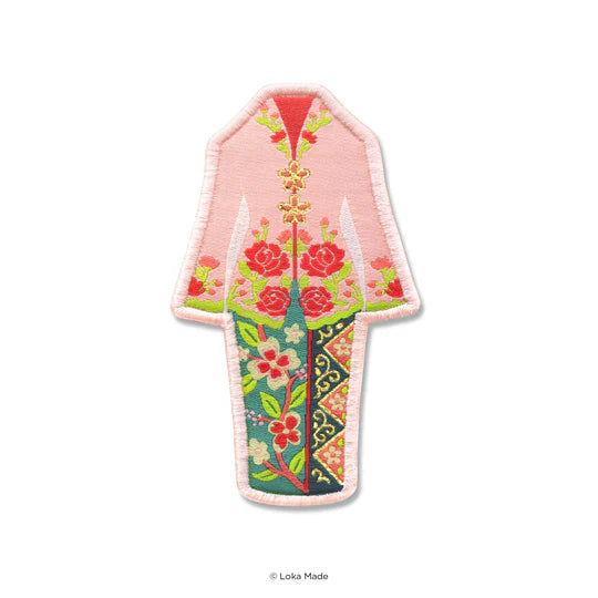 LOKAMADE Kebaya Nyonya Embroidery Magnet Sri Mawar