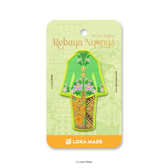 LOKAMADE Kebaya Nyonya Embroidery Magnet Sri Anggun