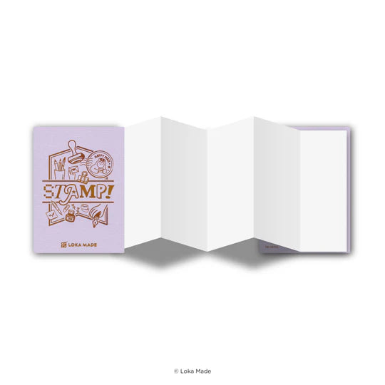 LOKAMADE Small Stamp Book Inky Bits