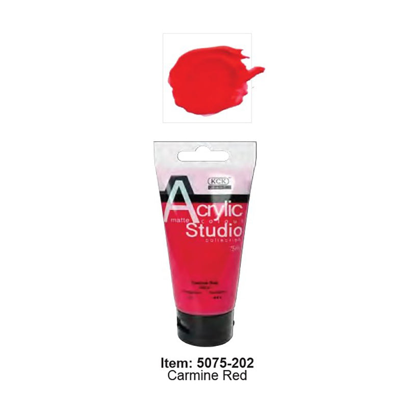 KCK Studio Acrylic 75ml / #202 Carmine Red