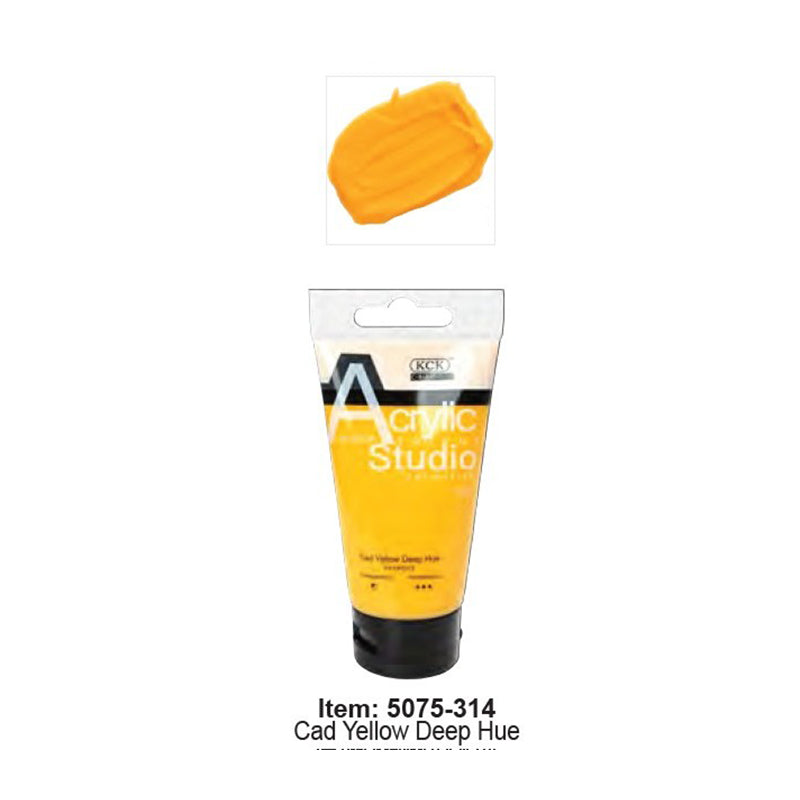 KCK Studio Acrylic 75ml / #314 Cad Yellow Dp