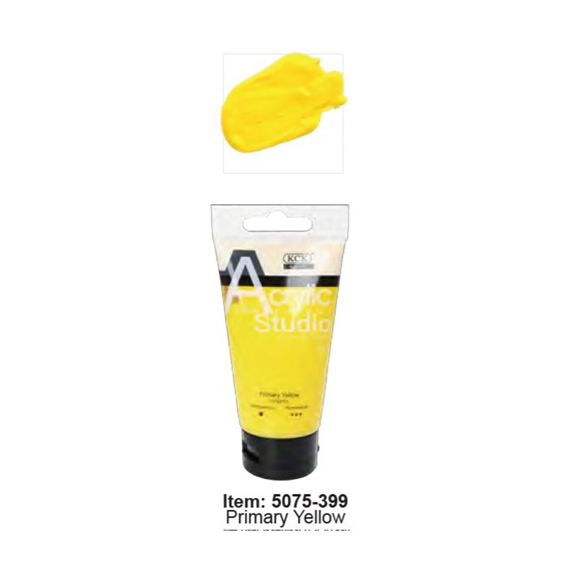KCK Studio Acrylic 75ml / #399 Primary Yellow