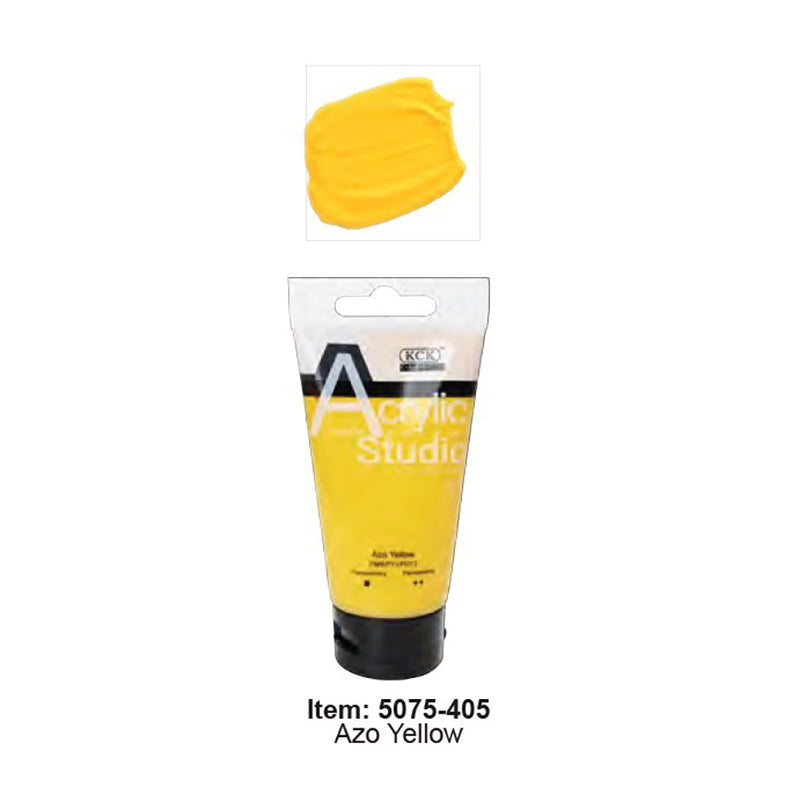 KCK Studio Acrylic 75ml / #405 Azo Yellow