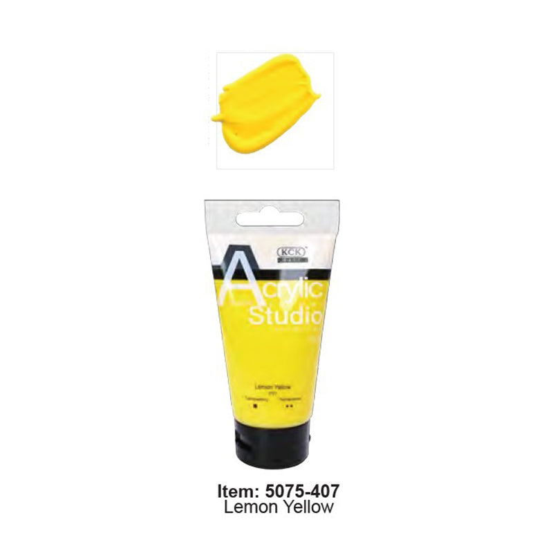 KCK Studio Acrylic 75ml / #407 Lemon Yellow