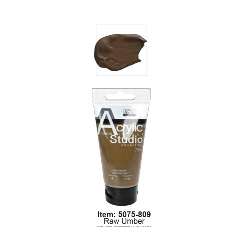 KCK Studio Acrylic 75ml / #809 Raw Umber