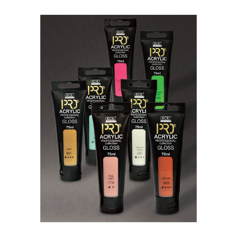 KCK Pro Acrylic 75ml #010 Black
