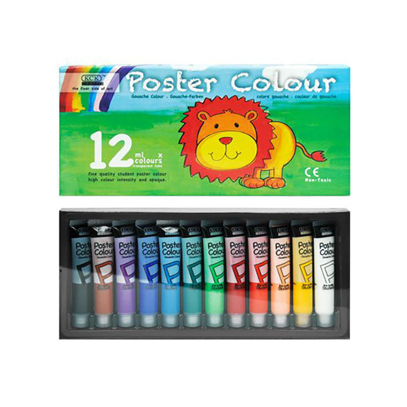 KCK Poster Color 12ml x 12 Colors