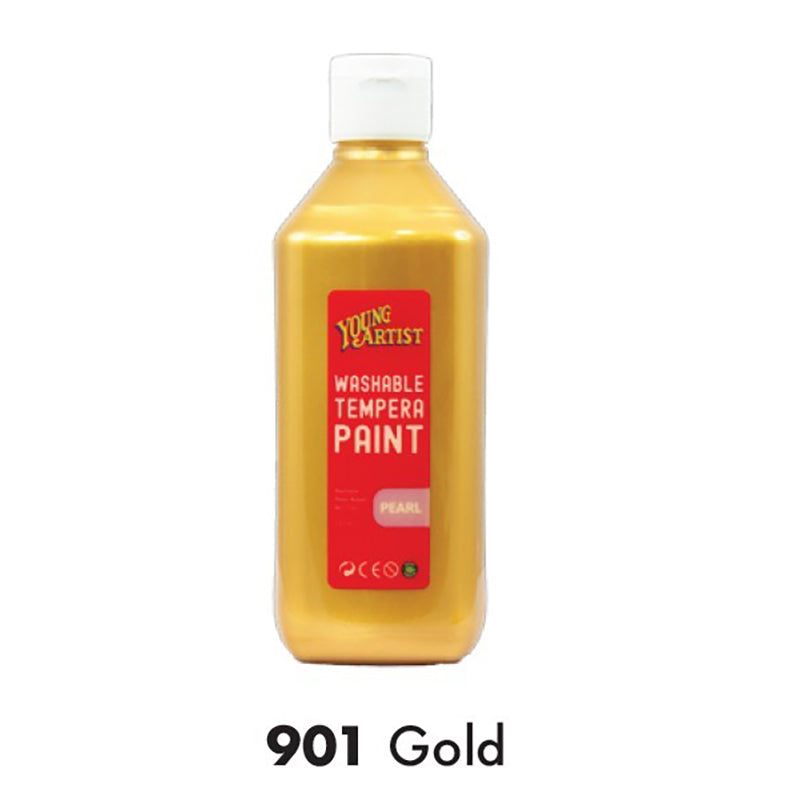 KCK Young Artist Tempera Paint 500ml #901 Gold
