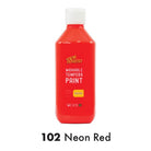KCK Young Artist Tempera Paint 500ml #102 Neon Red