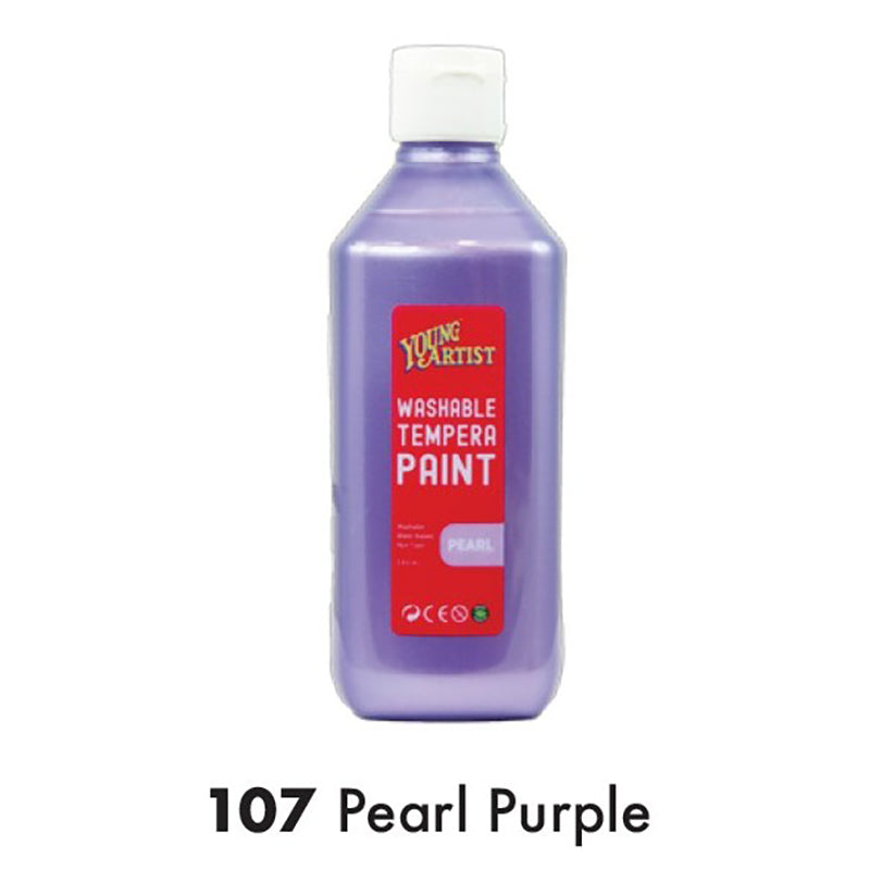 KCK Young Artist Tempera Paint 500ml #107 Pearl Purple