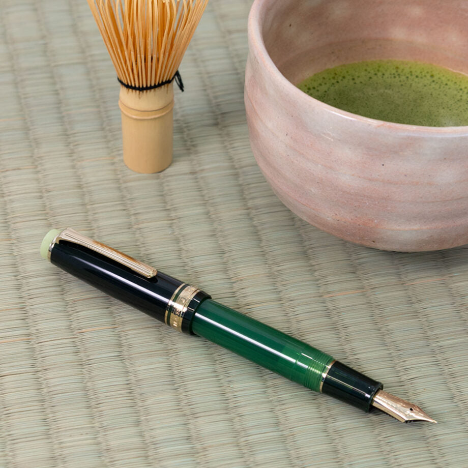SAILOR Tea Time Professional Gear Matcha Fountain Pen Medium Fine (MF)