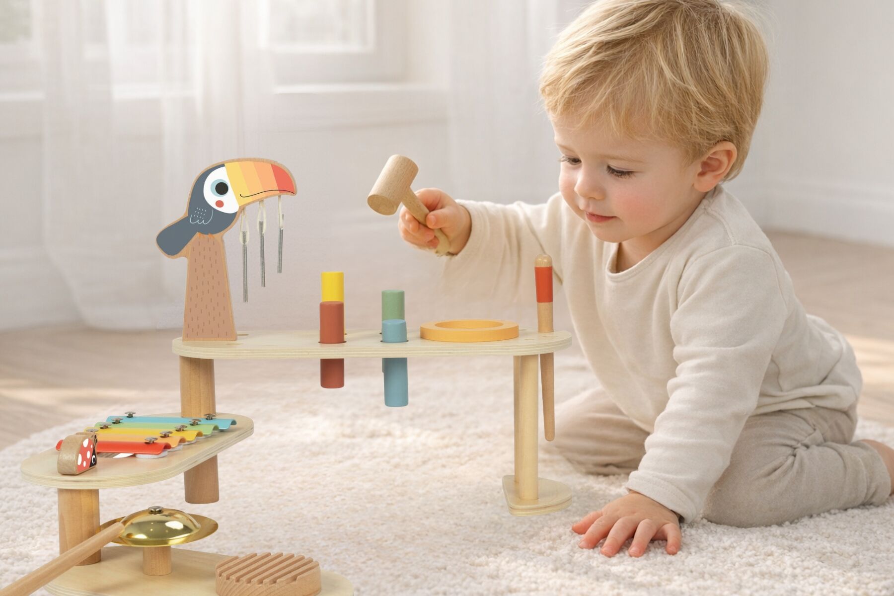 TOOKY TOY Folding Music Stage