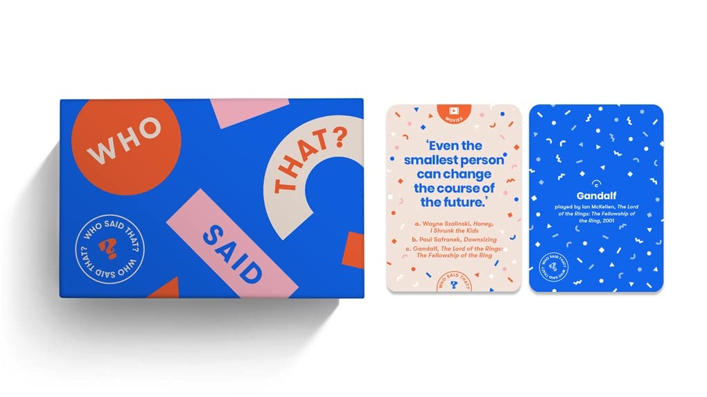 Who Said That?: A Game of Quotes